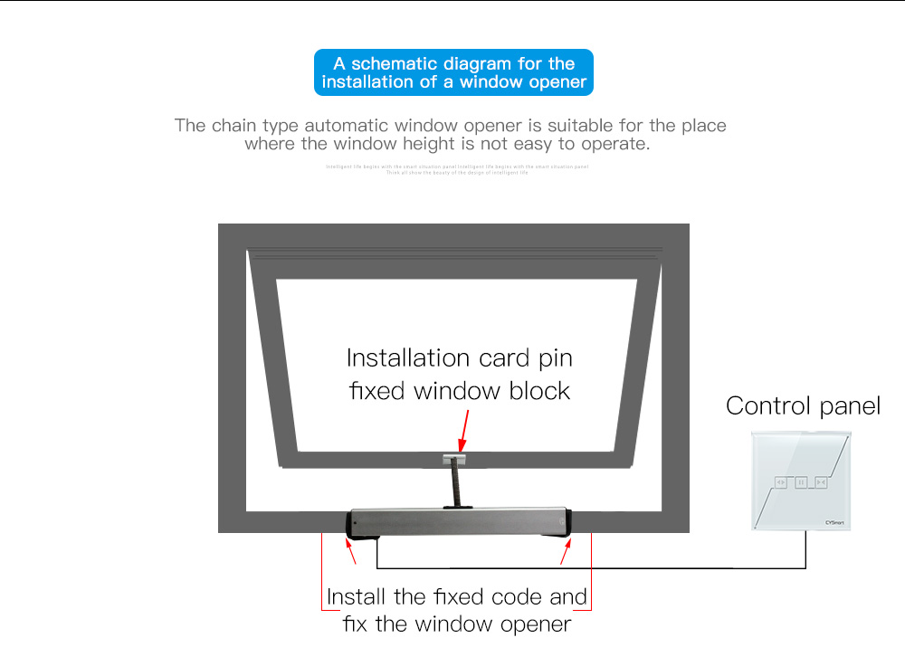 Chain Type Window Opener